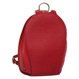LOUIS VUITTON Epi Mabillon Backpack Castilian Red M52237 LV Auth ep10752